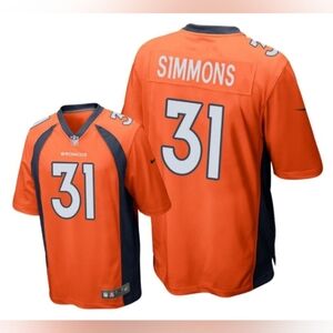 Nike Orange Broncos Jersey